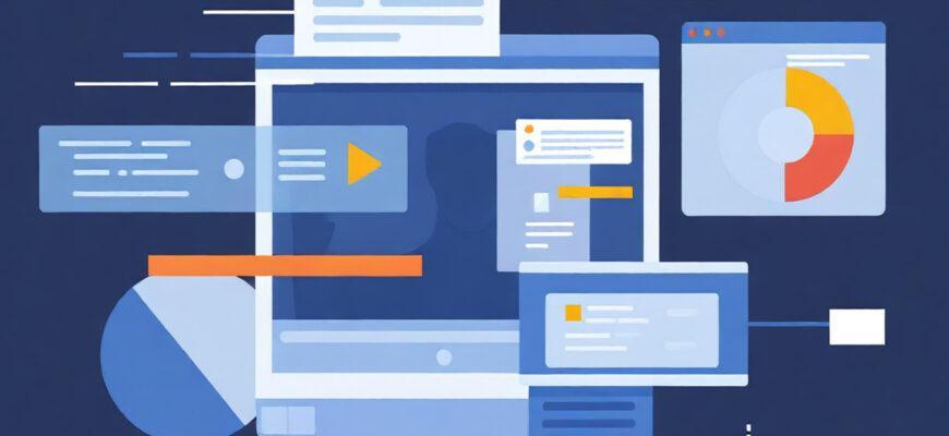 Иллюстрация процесса настройки таргетированной рекламы для привлечения клиентов