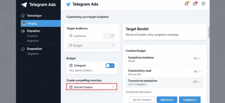 Настройка таргетированной рекламы в Telegram Ads