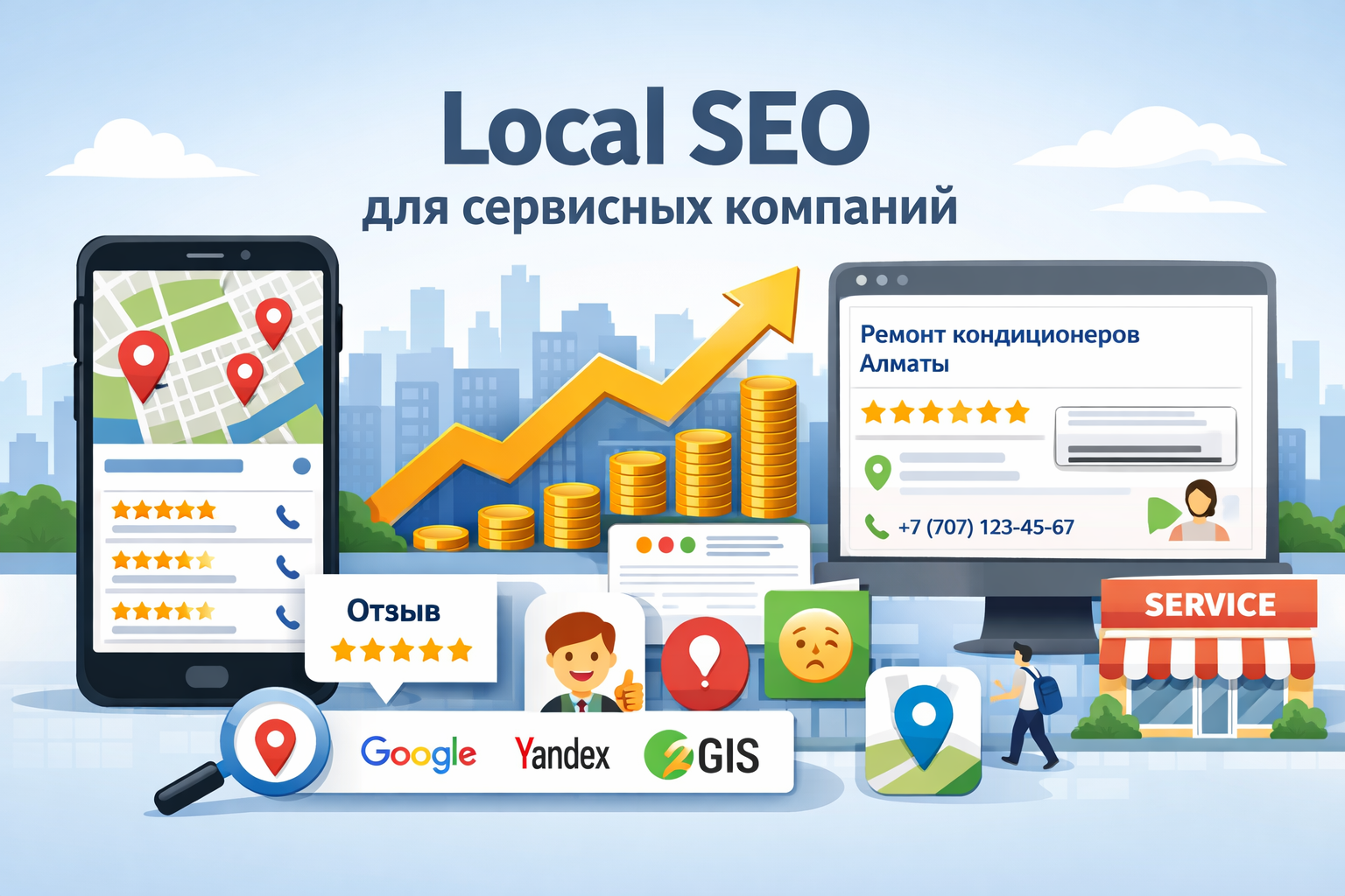 Local SEO для сервисных компаний и привлечение клиентов из района