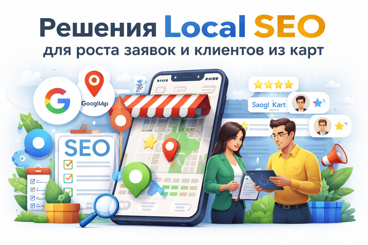 local seo для роста заявок из google maps и яндекс карт
