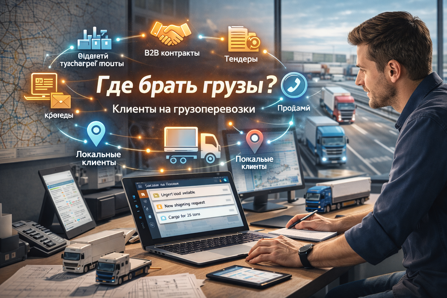 Как найти клиентов на грузоперевозки — поиск грузов и заказчиков для транспортной компании