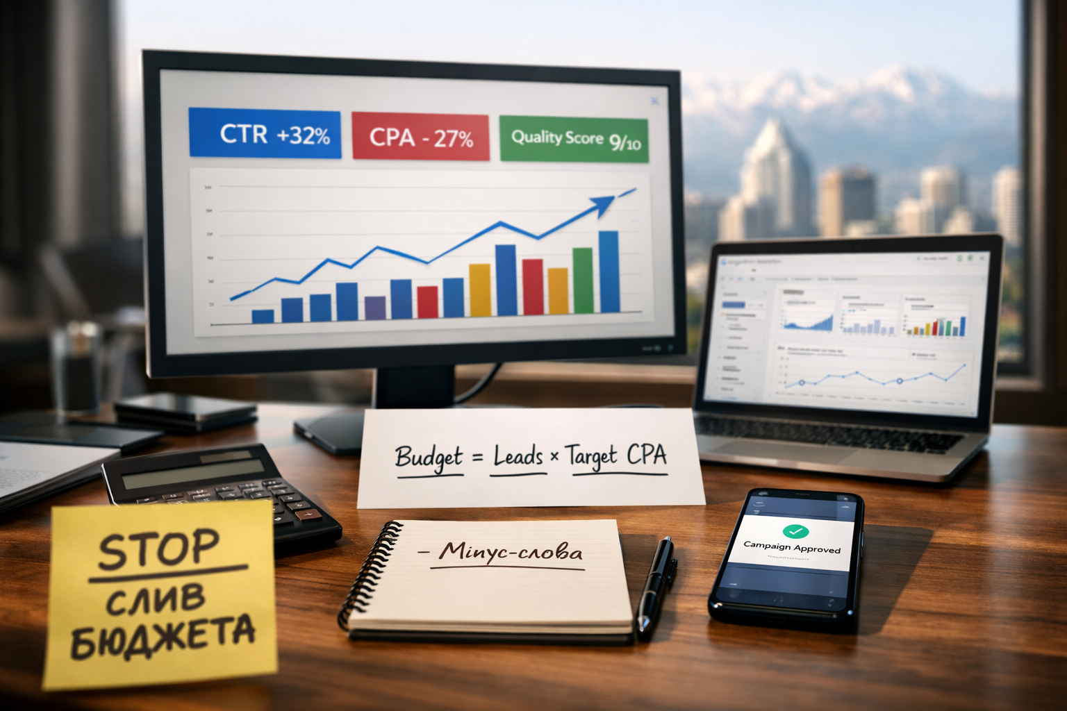 Экспертная настройка Google Ads в Казахстане — стоимость, структура аккаунта и решение блокировок