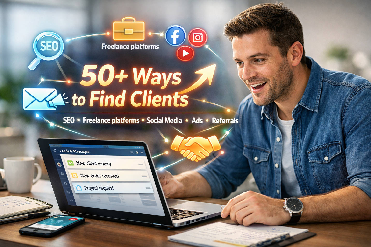 Как найти клиентов: где искать заказы и заказчиков — схемы привлечения клиентов