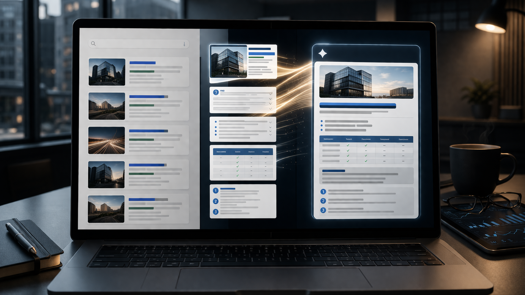 оптимизация сайта под нейропоиск AI поиск формирование ответа из нескольких источников структура контента и AI выдача
