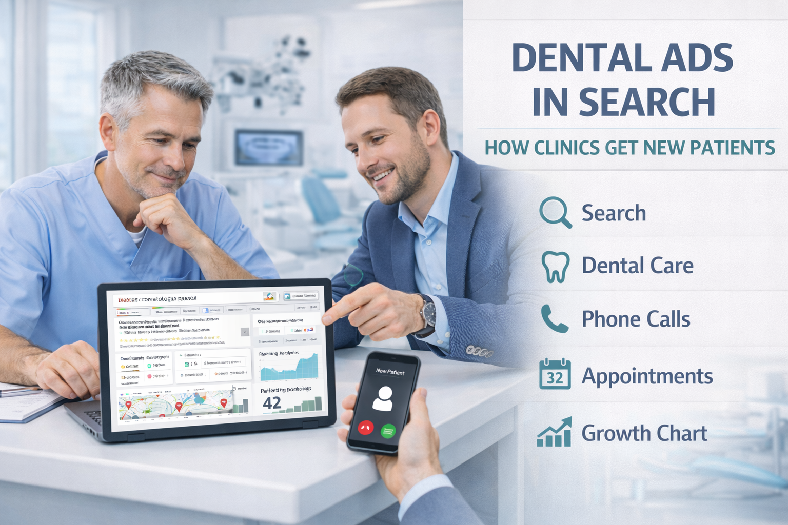 Контекстная реклама стоматологии в Яндекс Директ — схема привлечения пациентов из поиска