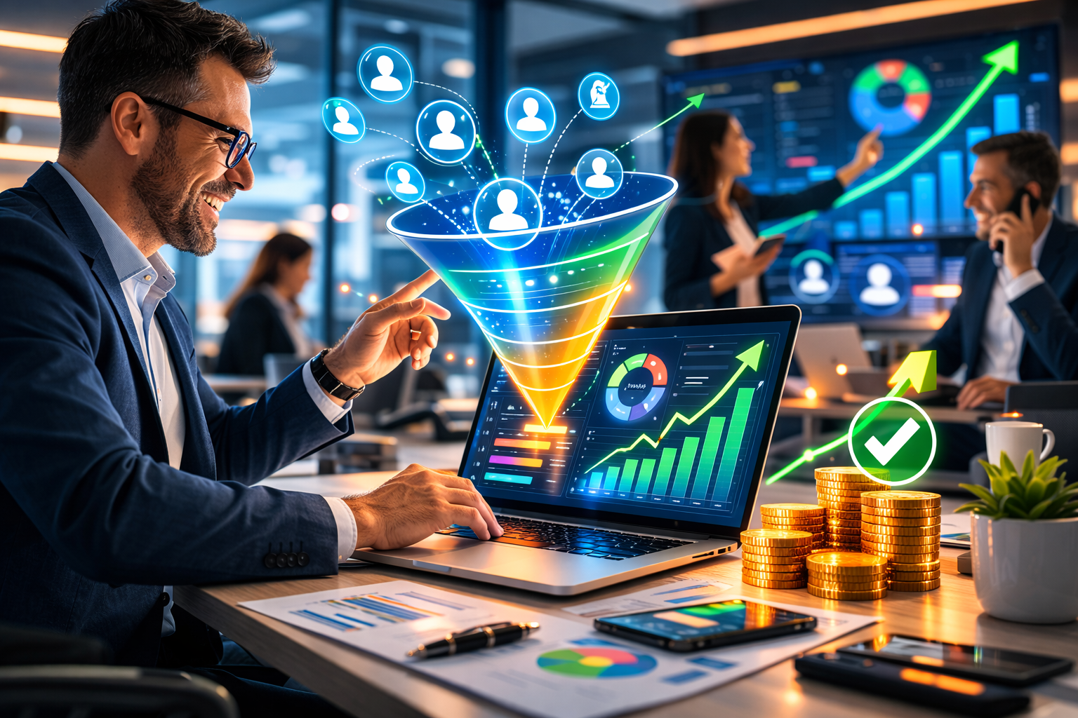 конверсия лида в оплату и оптимизация воронки продаж с CRM аналитикой