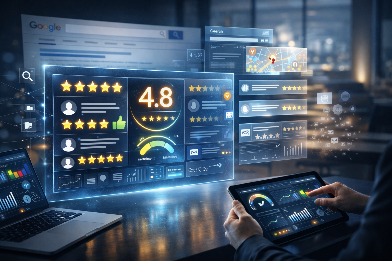 ORM-маркетинг для бизнеса - управление онлайн-репутацией компании, отзывами, рейтингами и поисковой выдачей