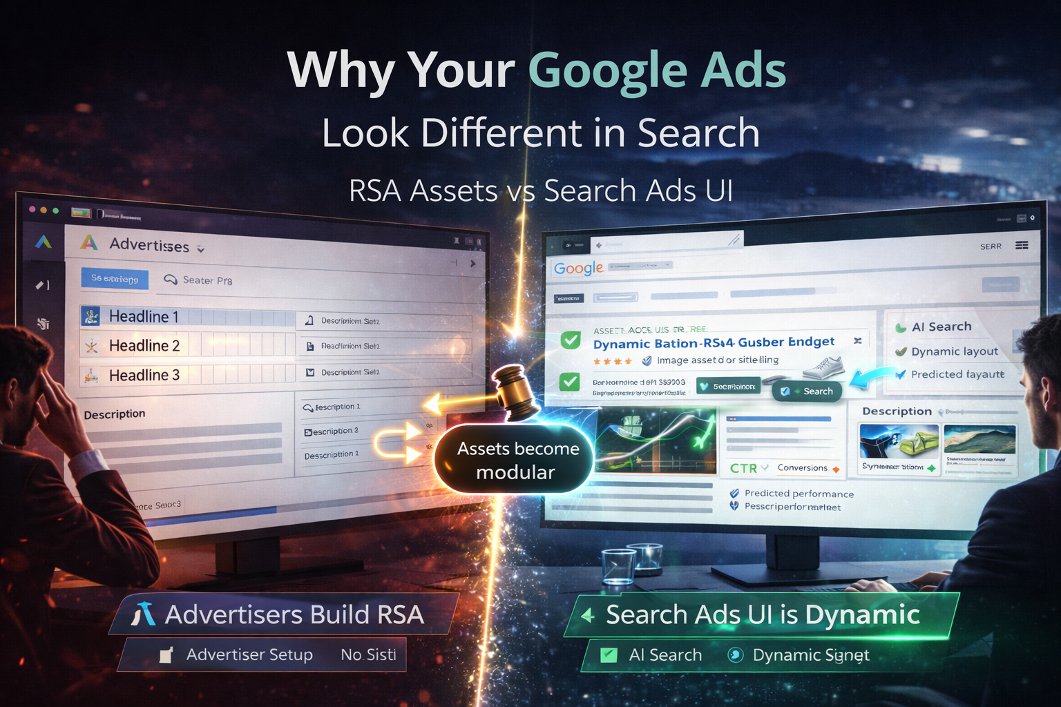 Почему Google показывает RSA объявления иначе: тесты Search Ads UI и новые AI-форматы рекламы
