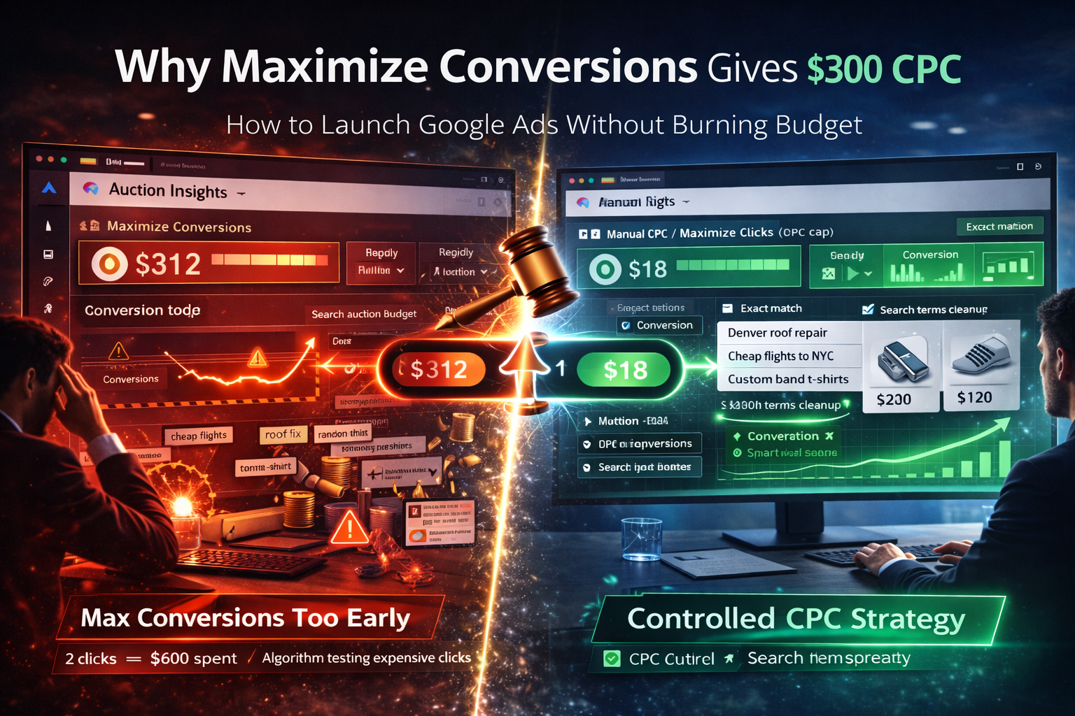 Maximize Conversions дорогие клики в Google Ads — как снизить CPC и правильно запустить новую кампанию