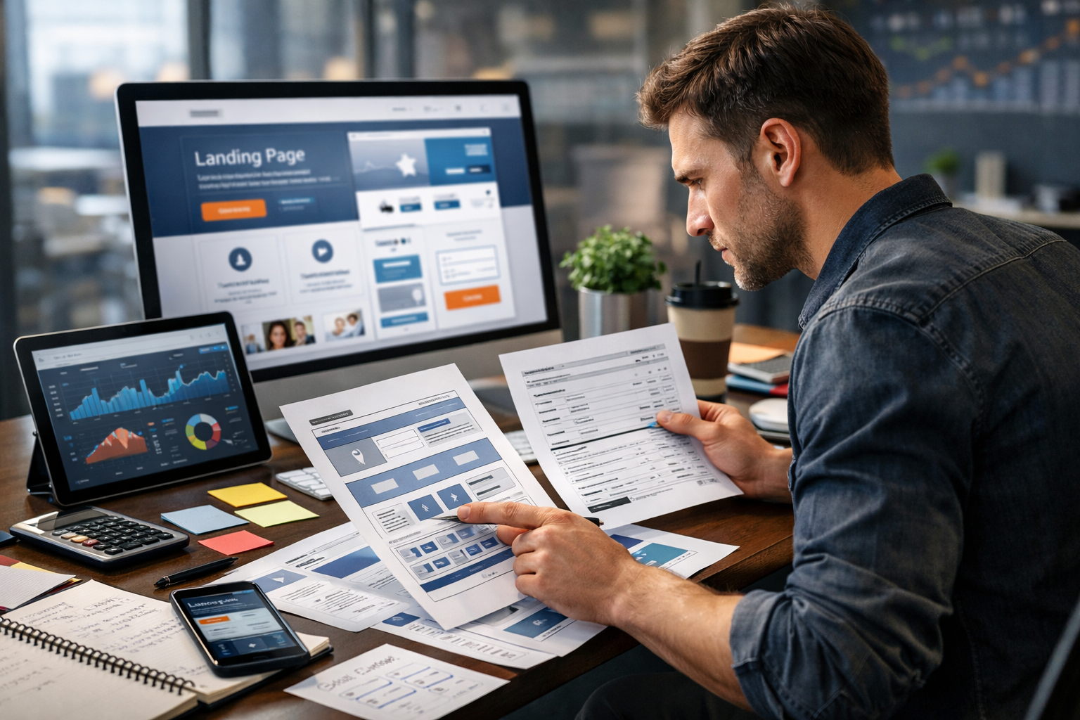 Продающий лендинг под ключ с высокой конверсией для заявок и продаж