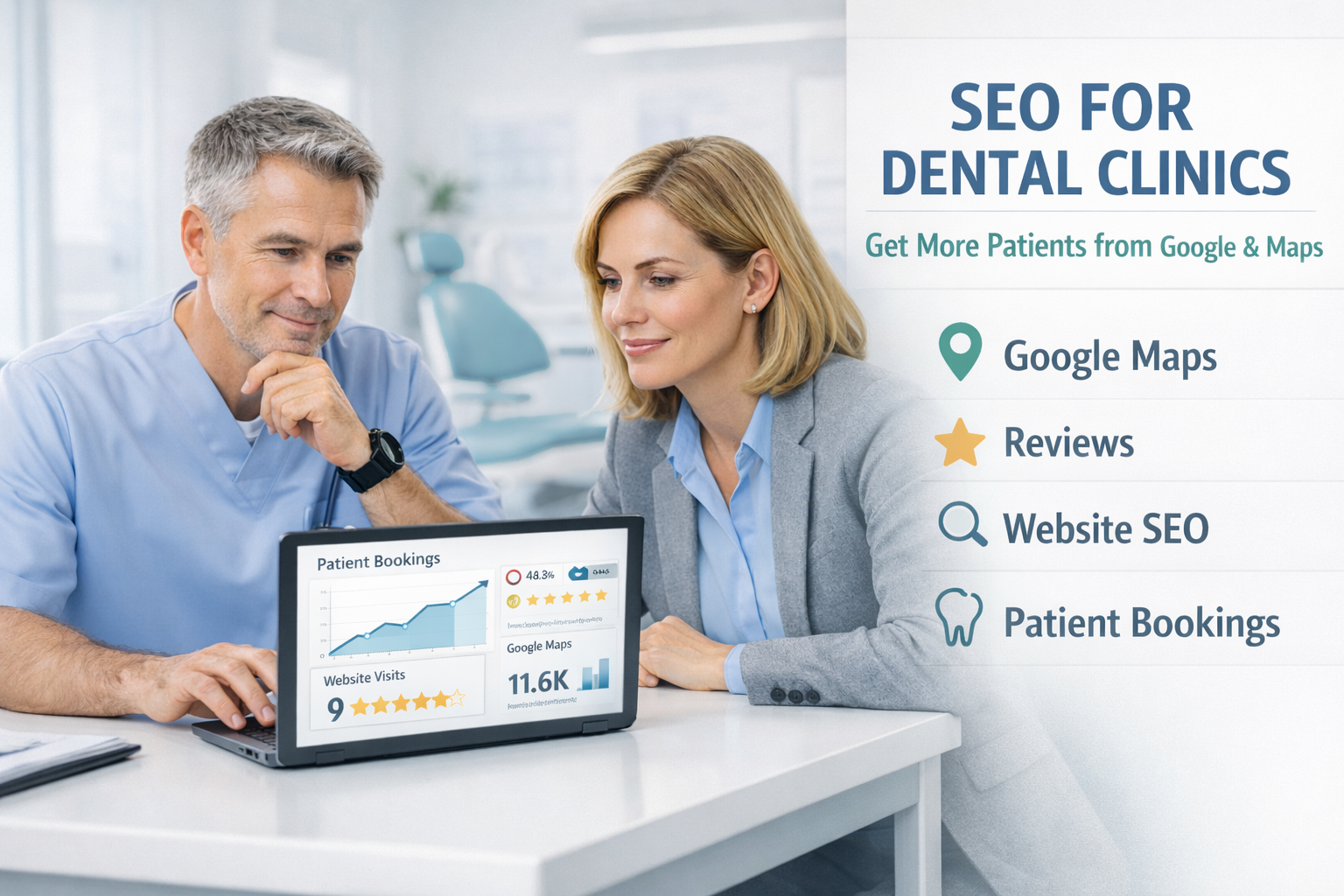 SEO для стоматологии: продвижение клиники в Google Maps и Яндекс Картах