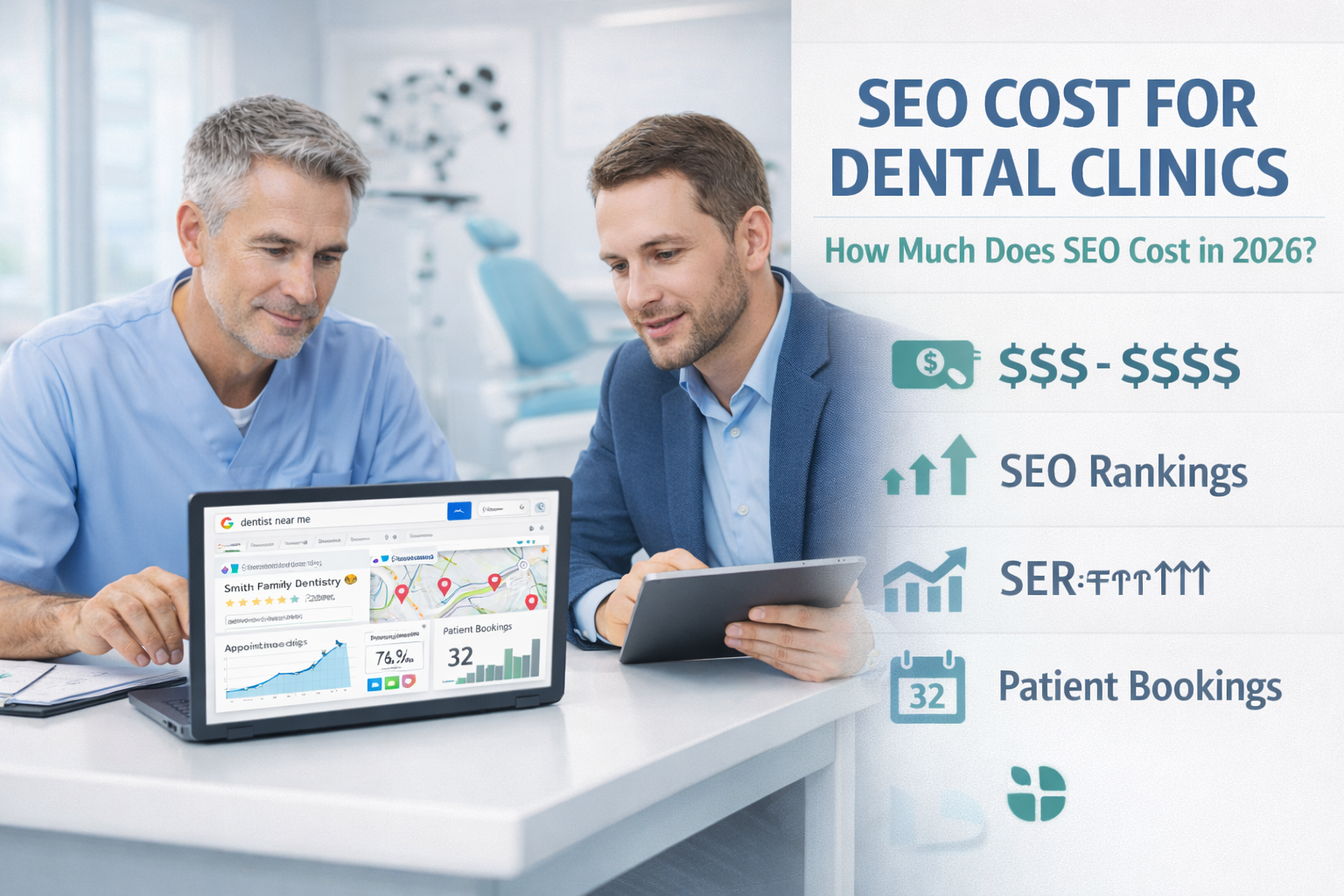 SEO продвижение стоматологии: рост пациентов из Google Maps и поиска