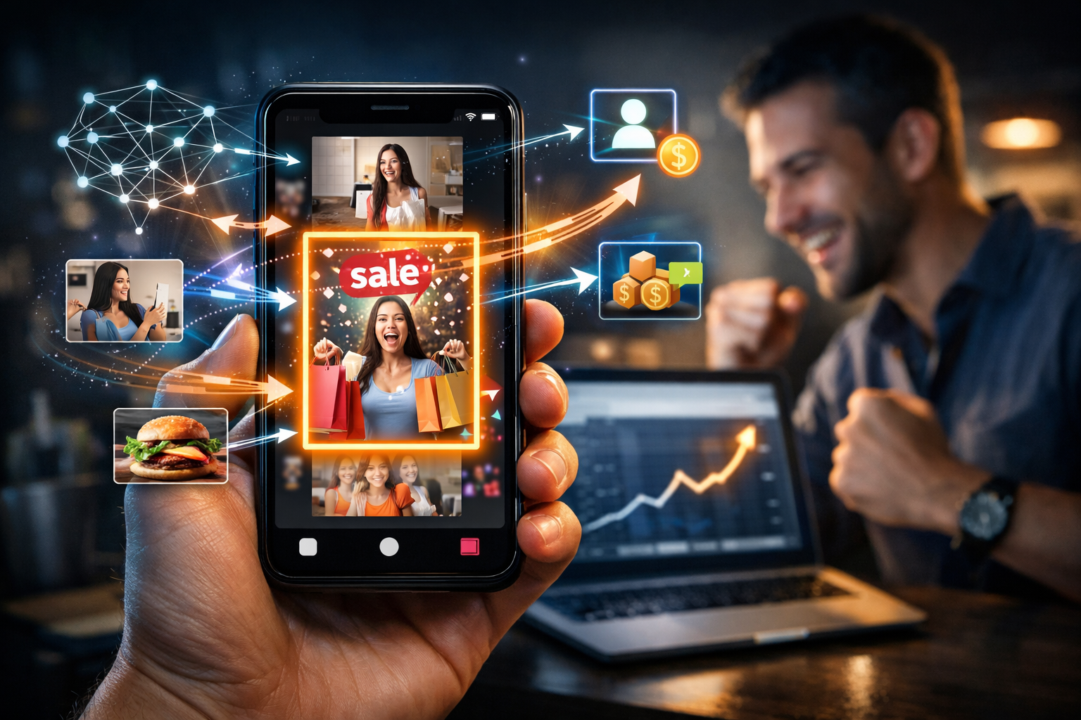 TikTok Smart+ AI рекламная кампания в TikTok Ads Manager с автоматической оптимизацией таргетинга и креативов